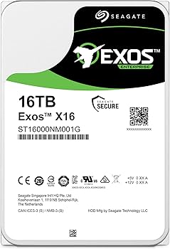 Amazon | Seagate Exos X16 SATA 512e 3.5インチ 16TB 内蔵